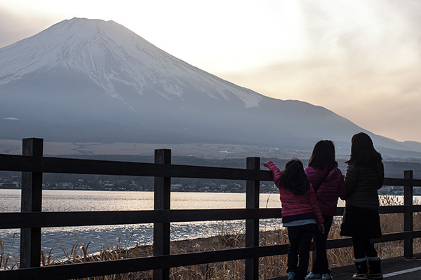 やっぱり富士山は綺麗だね